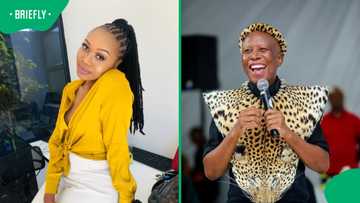 Jackie Phamotse praises EFF leader Julius Malema after June 16 rally at Union Buildings: "Phenomenal"