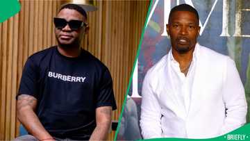 DJ Bongz reacts to American actor Jamie Foxx's Gwara Gwara dance video