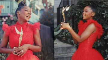 Thuso Mbedu overcome with emotion as she bags notable international award, doing Mzansi proud