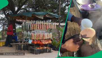 Man's hot porridge hutsle at roadside in TikTok video leaves South Africa split over price