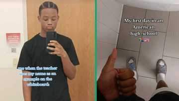 South African teen shares his eventful 1st day of high school in the us in funny TikTok video