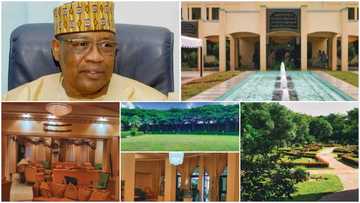 Photos show inside palatial mansion owned by former Nigerian president, chairs look like gold