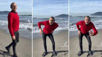 Mr Bean's lookalike cracks his bones at the beach, video gets123 million views on TikTok