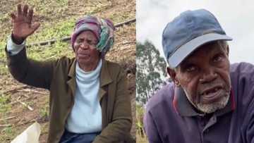 "I can't speak": BI Phakathi blesses local elders with over R1 500, they praise God