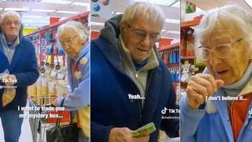 Sweet elderly couple makes R18 gamble and goes viral for winning thousand of rands on TikTok