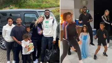 Siya Kolisi and his whole gang gather for viral dance challenge, leave Mzansi laughing over family chaos