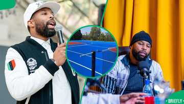 Sizwe Dhlomo flaunts new fancy multi-sport court, SA questions: "What is it that you don't have?"