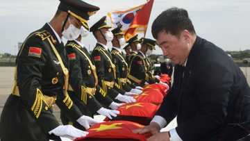 South Korea repatriates remains of 88 Chinese soldiers