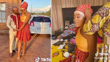 Beautiful lady shares viral lobola TikTok video with her bae: "Started in the DMs"