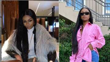 Bonang responds to fans begging to see her man: "I'll post his knees soon"