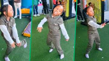TikTok Video of child at Konka for Kids doing amapiano dance routine reminds Mzasi of Bontle Modiselle