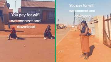 TikTok video of kasi residents catching wifi from neighbour's house has Mzansi debating whether they'd allow it