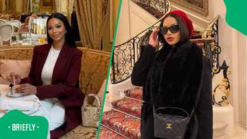 SA revisits how Leeroy Sidambe made ex Mihlali Ndamase pay for their baecation amid her Paris vacation