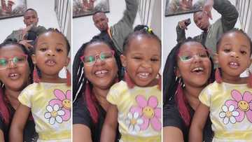 Video of parents teaching little daughter affirmations leaves Mzansi feeling broody: "Confident baby girl"