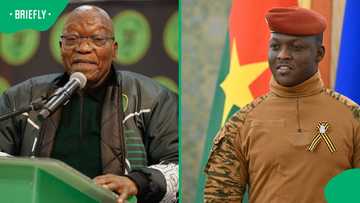 MK Party president Jacob Zuma visits Burkina Faso leader Ibrahim Traore