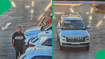 CCTV captures Joburg car jammer stealing bag with valuables at busy mall