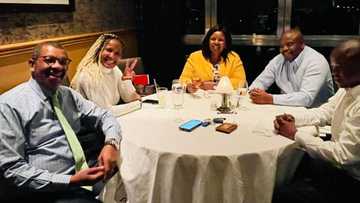 Duduzile shares meal with Jacob Zuma's legal team: "In you we believe"