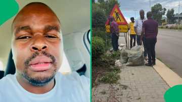 "I am coming": Pretoria gent shows restaurant employees doing garden work and confronts manager