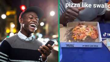 Video of man's bizarre pizza eating technique gets 733K TikTok views