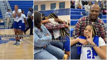 Sweet video of teen basketball player's joy when seeing dad warms hearts