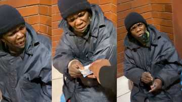 "They stole my blanket": BI Phakathi blesses distraught gogo, a victim of crime