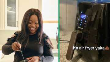 Woman cooks gizzards in air fryer, TikTok video of 'Skeem Saam' MaNtuli reference amuses SA