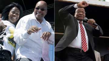 Jacob Zuma's energetic dance in wholesome video with family has Mzansi cracking jokes, "he doesn't look sick"