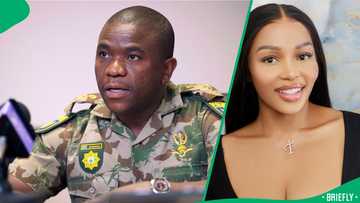 Tebogo Thobejane gushes over General Mkhwanazi: "I don’t know you personally, but I see your heart"