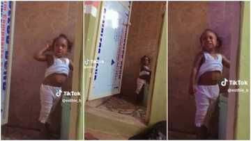 Mother catches daughter in bathroom after the house went silent, little girl gives her attitude