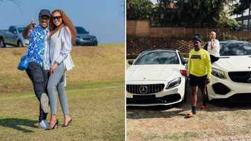 Video of Andile and Tamia Mpisane flaunting their wealth by showing off their lush cars causes a stir: "It won't matter in heaven"