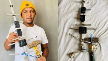 Twitter post claiming Mzansi man-built WiFi toothbrush get 1M views, 2 pics of 'invention' have peeps howling