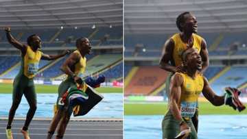 Sprinter Akani Simbine helps Mzansi bag 4x100m gold in Poland