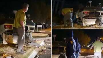 Video of drunk driver looking for "Piet" at accident scene goes viral