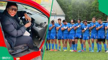 Port Elizabeth fans give Italy rugby players a hero's welcome before Springbok match