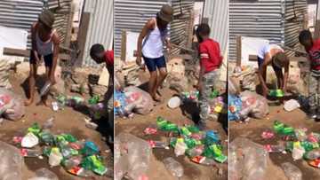 "Hustle mogirl": Mom makes R300 recycling bottles, say she uses cash for food