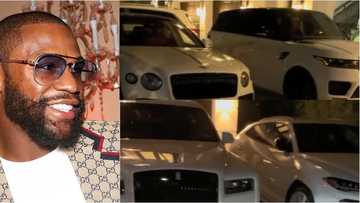 Floyd Mayweather shows off 7 exotic cars, including a Range Rover, Rolls Royce