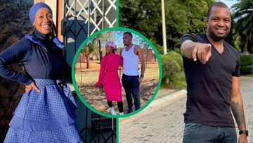 Kaizer Chiefs GK Itumeleng Khune's heart swells as wife Sphelele Makhunga slays Tswana outfit, fans love the look