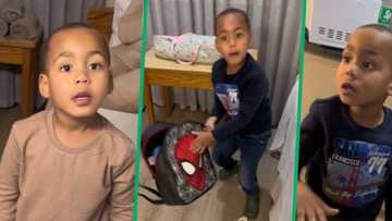 4-year-old boy scolds grandma for taking his sweets, TikTok video of his anger 2 weeks later has Mzansi amused