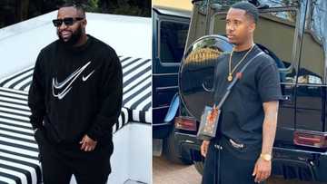 Andile Mpisane shows up for Cassper Nyovest’s big night, peeps left scratching their heads
