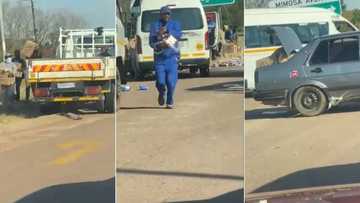 “Haibo": Mzansi reacts to a truck being looted of coffee creamer cargo