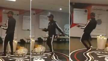 Lit dancing in Orlando Pirates' dressing room goes viral, SA reacts