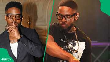 Prince Kaybee "cheats" son in hilarious video, SA laughs: "He could’ve won, you cheated"