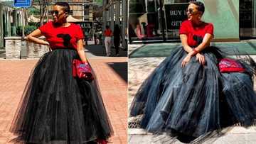 Bontlefeela Mogoye, ex-Major of SANDF, shows us how to look good while supporting our political parties