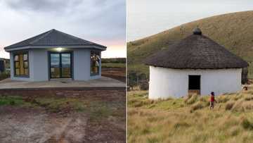 Mzansi debates over 3 photos of modest home that went viral on Twitter, some peeps think it is sangoma's hut