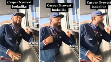 Cassper Nyovest's lookalike working at petrol station amazes SA, video goes TikTok viral