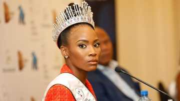 Activists protest outside Miss SA Organisation's head office against Lalela Mswane's entry into Miss Universe