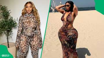 SA reacts to photo of Tebogo Thobejane without makeup: "Her face features have muscles"