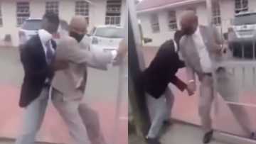 Church leader refusing late comers entry ends in a scuffle, SA reacts