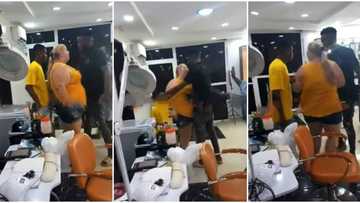 Woman steps up to defend bae and gets surprised with a proposal, video goes viral