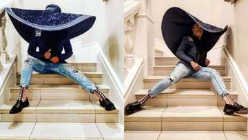 No cap: Somizi is excited about the Durban July, he even bought a new hat